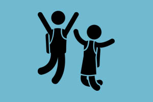 Icon glückliche Schüler flaticons.com
